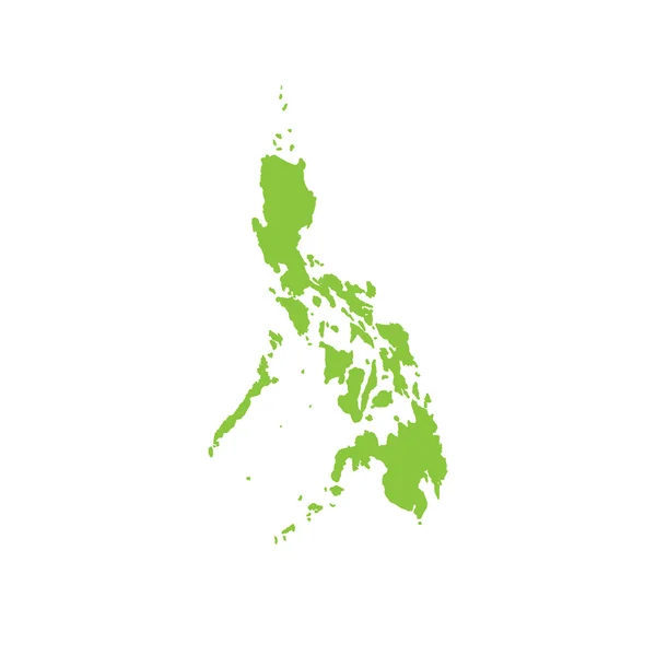 Mapa del país de Filipinas — Foto de Stock