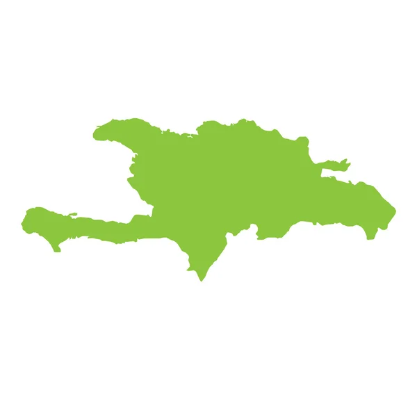 Karte des Landes der Dominikanischen Republik — Stockfoto