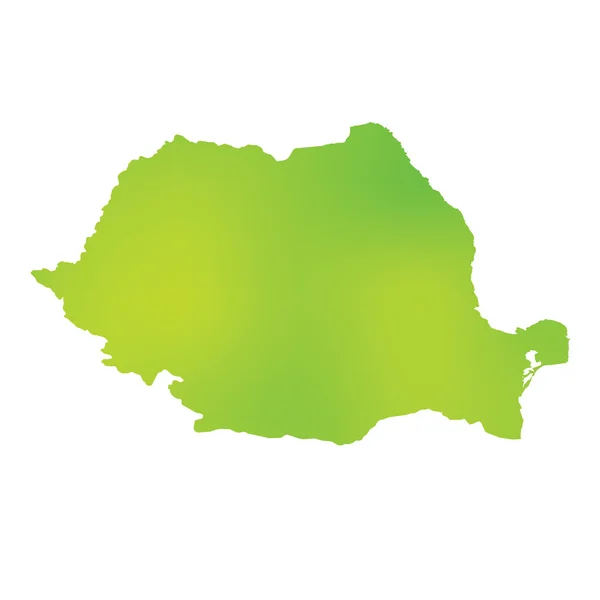 Karte des Landes Rumänien — Stockfoto