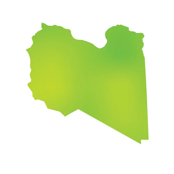 Ülke Libya Haritası — Stok fotoğraf