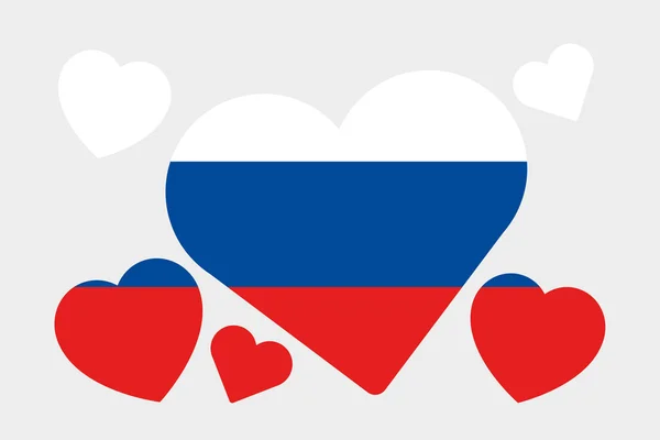 Bandeira Isométrica 3D Ilustração do país da Rússia — Fotografia de Stock