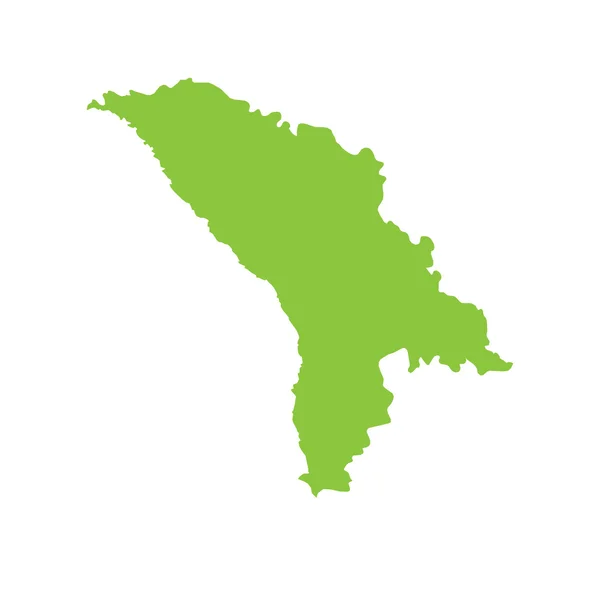 Карта країні Молдова — стокове фото