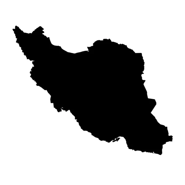 Map of the country of Iran — Stock Photo, Image