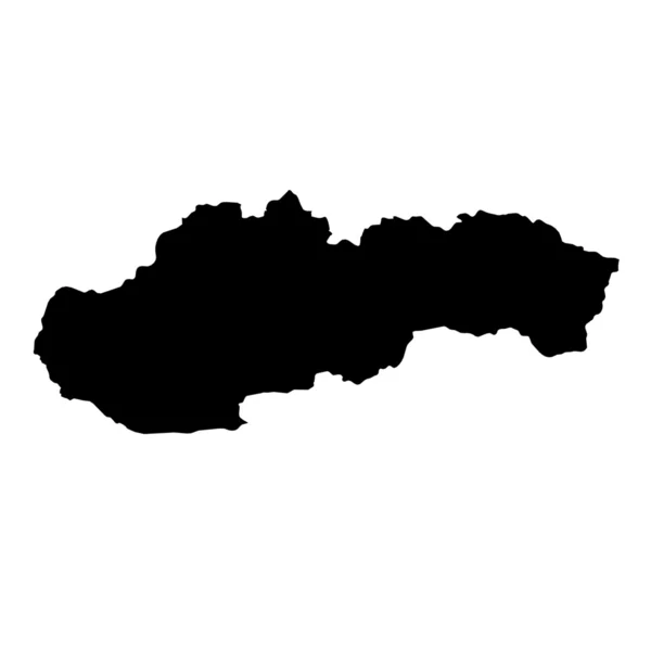 斯洛伐克国家的地图 — 图库照片
