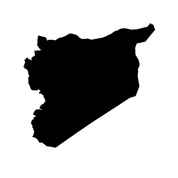Karte des Landes von Syrien — Stockfoto