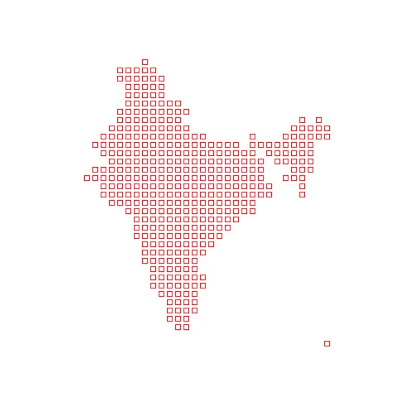 인도 국가의 지도 — 스톡 사진