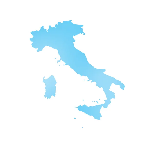 Mappa del paese d'Italia — Foto Stock