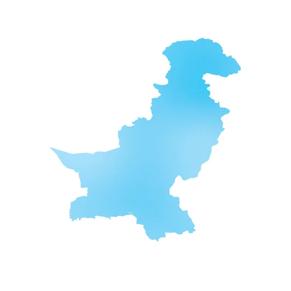Carte du pays du Pakistan — Photo