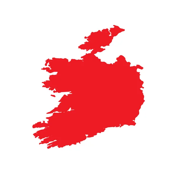 Carte du pays d'Irlande — Photo