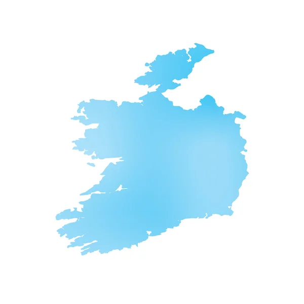 Carte du pays d'Irlande — Photo