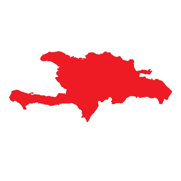 Map of the country of Dominican Republic — Stock Photo, Image