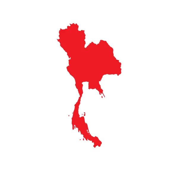 Map of the country of Thailand — Stock Photo, Image