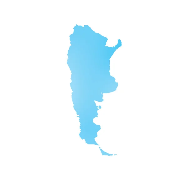 Mapa del país de Argentina —  Fotos de Stock