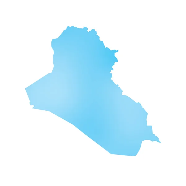 Irak'ın ülke Haritası — Stok fotoğraf