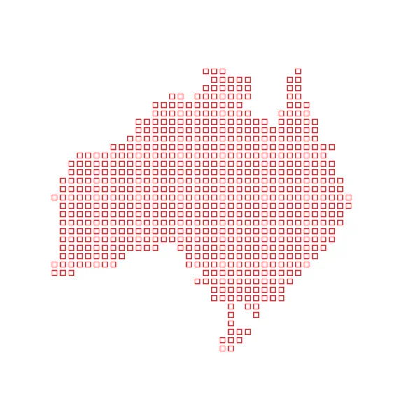Карта країни австралія. — стокове фото