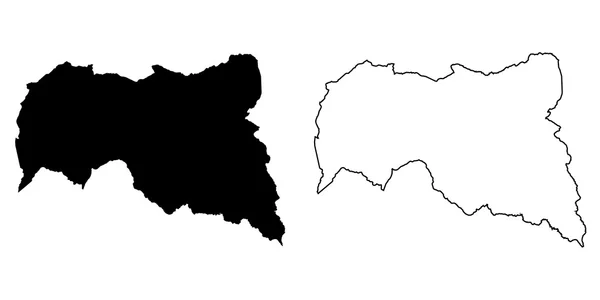 Orta Afrika Cumhuriyeti ülke Haritası — Stok fotoğraf
