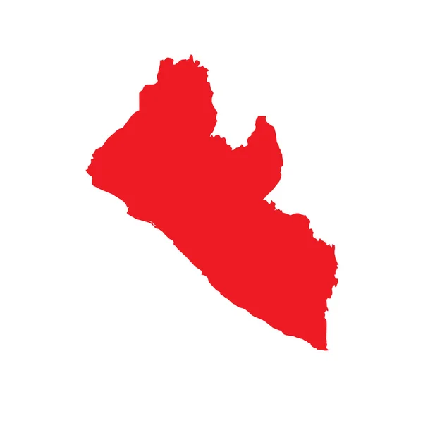 Mapa del país de Liberia —  Fotos de Stock