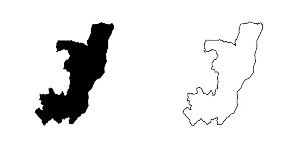 コンゴ民主共和国の地図 — ストック写真