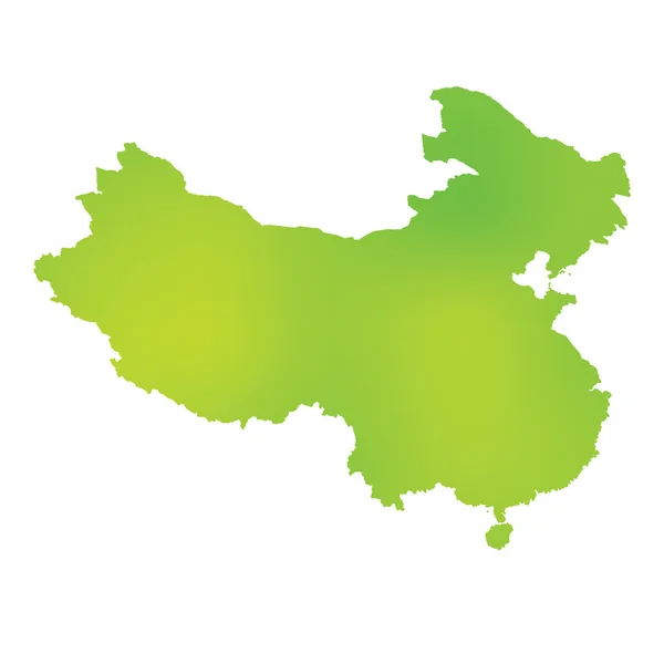 Map of the country of China — Stock Photo, Image