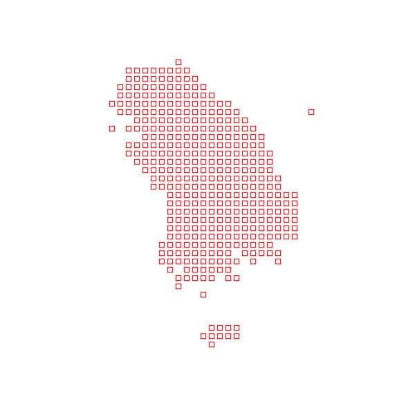 Mapa kraju, Korea Południowa — Zdjęcie stockowe
