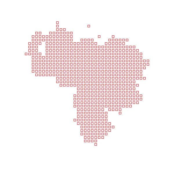 Karta över landet i Venezuela — Stockfoto