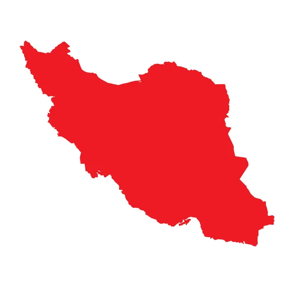 Mapa do país do Irão — Fotografia de Stock