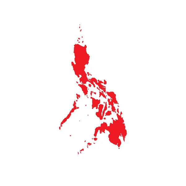 Carte du pays des Philippines — Photo