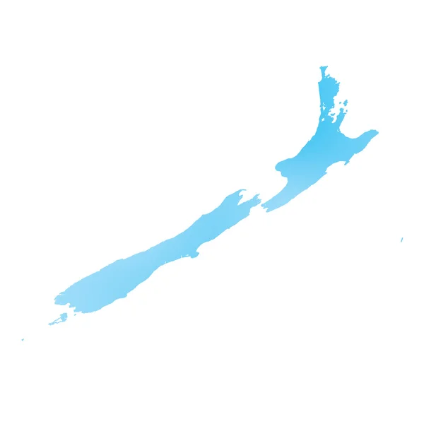 Карта Новой Зеландии — стоковое фото