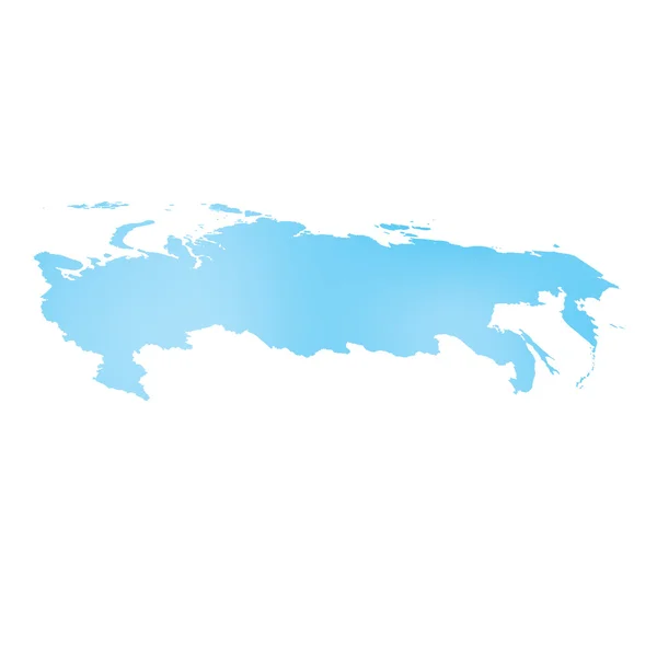 Mapa do país da Rússia — Fotografia de Stock