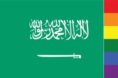 Suudi Arabistan için Resimli Bayrak