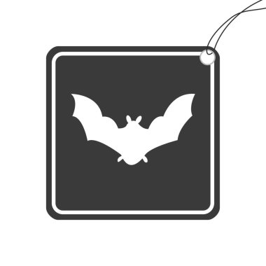 Bir Arkaplanda İzole Edilen Resimli Simge - Yarasa