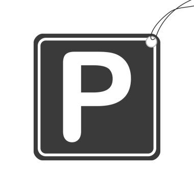 Bir Arkaplanda İzole Edilen Resimli Simge - P