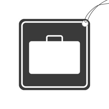 Bir Arkaplanda İzole Edilen Resimli Simge - Evrak Çantası