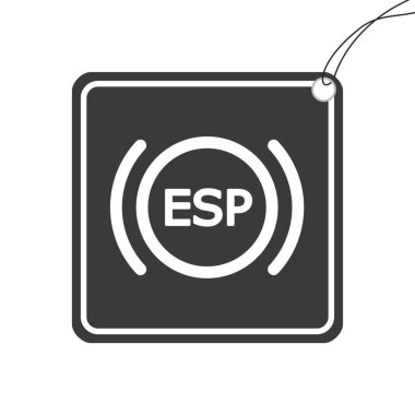 Bir Arkaplanda İzole Edilmiş Bir Resimli Simge - Elektronik İstikrar Programı Işığı