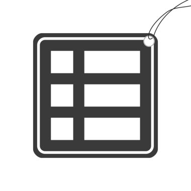 Bir Arkaplanda İzole Edilen Resimli Simge - Simgeli Menü