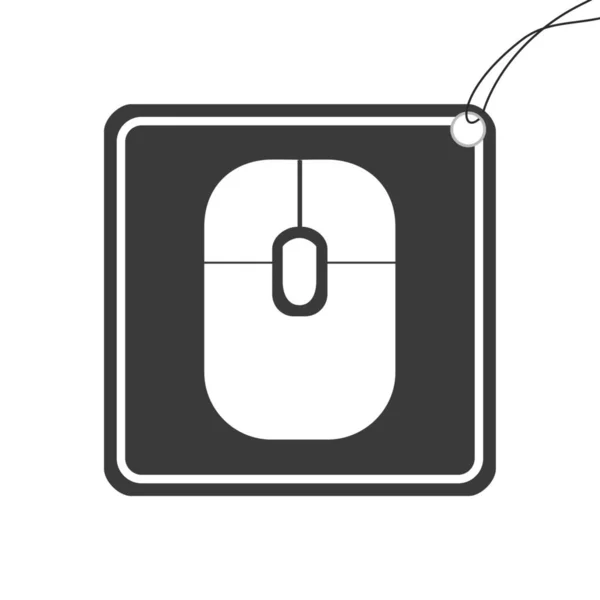 Illustrated Icon Isolated Background Mouse — Stock Photo, Image