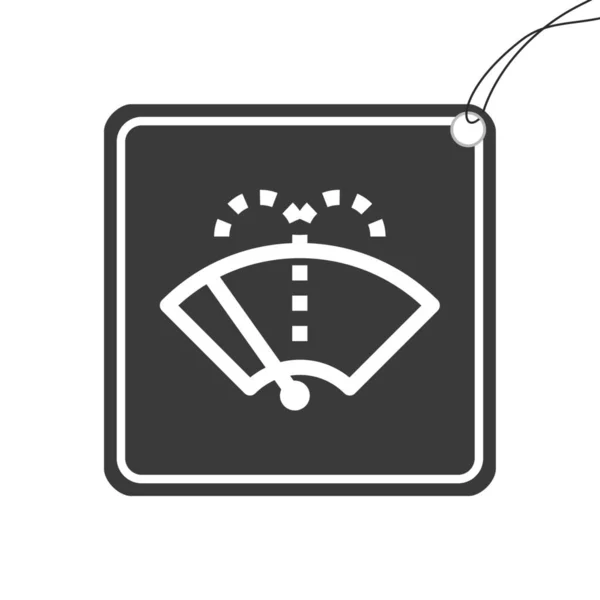 Een Geïllustreerd Pictogram Geïsoleerd Een Achtergrond Wasmachine Fluid Reminder Light — Stockfoto