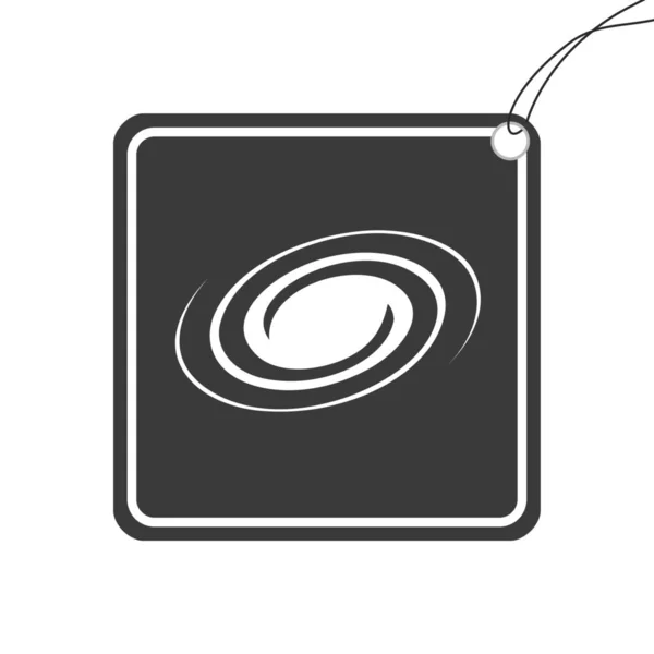 Illustrerad Ikon Isolerad Bakgrund Spiral Galaxy — Stockfoto