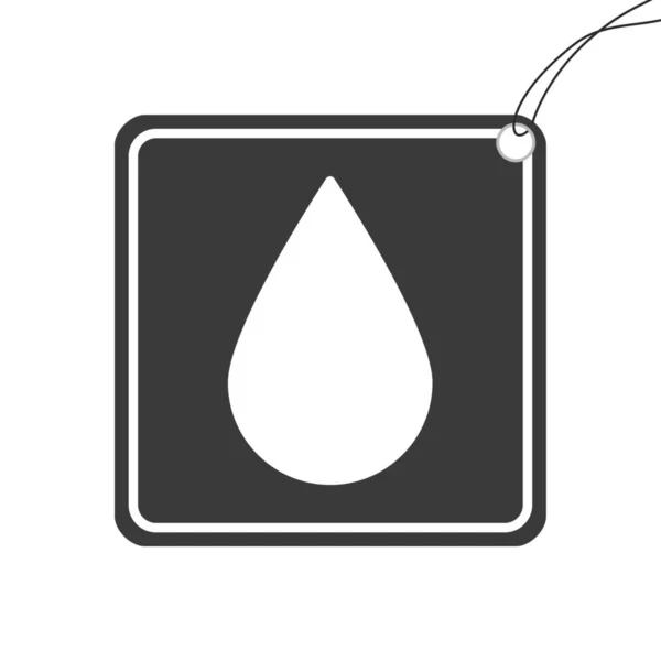 Illustrated Icon Isolated Background Water Drop — Stock Photo, Image