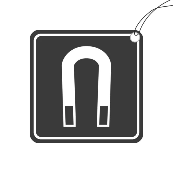 Ikona Ilustrowana Izolowana Tle Magnet — Zdjęcie stockowe