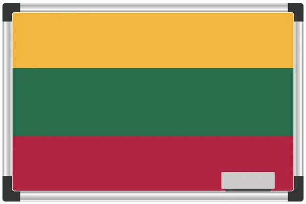 리투아니아 나라를 화이트보드 삽화에 나오는 — 스톡 사진
