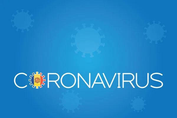 Una Bandera Virus Ilustrada Para País Andorra —  Fotos de Stock