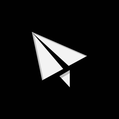 Bir Arkaplanda İzole Edilen Resimli Bir Simge - Kağıt Düzlem