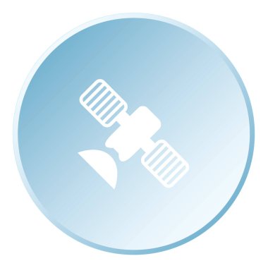 Bir Arkaplanda İzole Edilen Resimli Simge - Uydu