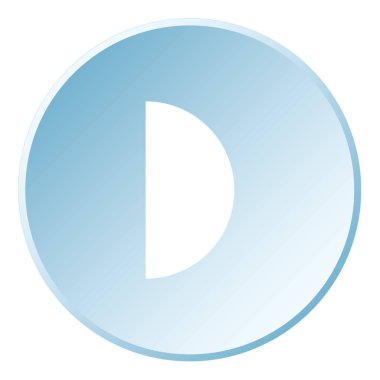 Bir Arkaplanda İzole Edilen Resimli Simge - İlk Çeyrek Ay