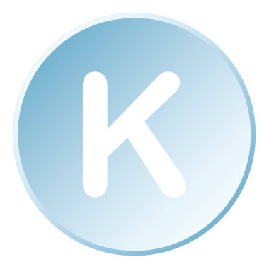 Bir Arkaplanda İzole Edilen Resimli Simge - K