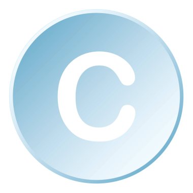 Bir Arkaplanda İzole Edilen Resimli Simge - C