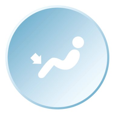 Arka planda izole edilmiş bir Resimli Simge - Foot Well Hayranları