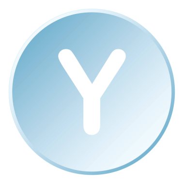 Arkaplanda izole edilmiş bir Resimli Simge