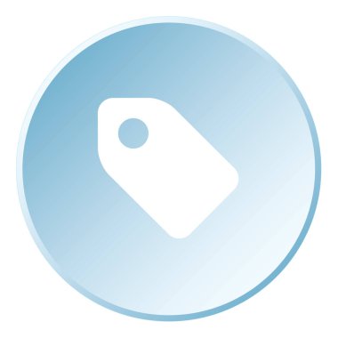 Bir Arkaplanda İzole Edilen Resimli Simge - Etiket